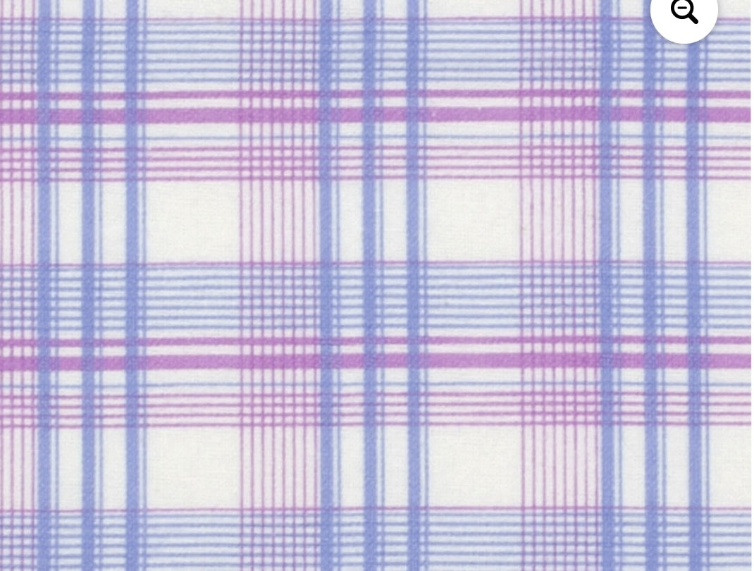 Purple and White Plaid