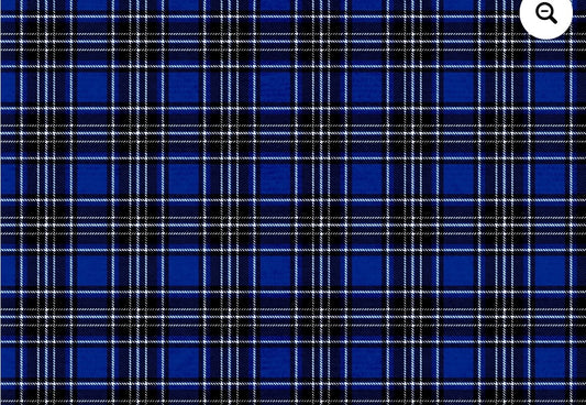 Blue and Black Plaid